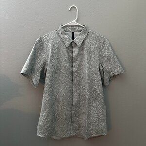 Lululemon Short Sleeve Button Down Shirt